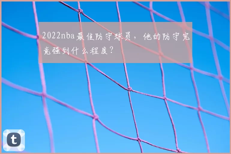 2022nba最佳防守球员，他的防守究竟强到什么程度？